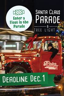 Santa Claus Parade | Enter a Float | Deadline Dec 1