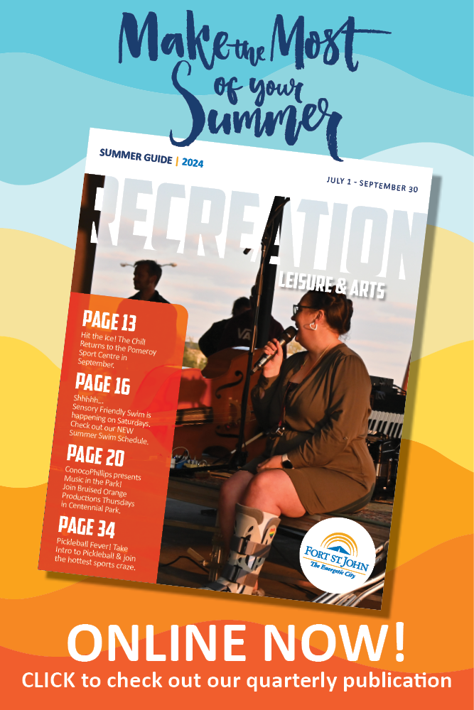 City of Fort St John | Summer Recreation Guide is now available!