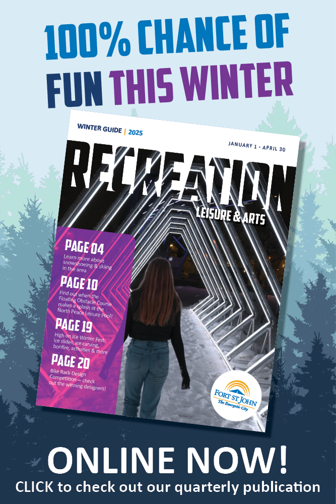 City of Fort St John | Winter Recreation Guide is now available!